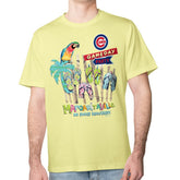 Chicago Cubs Margaritaville Gameday Party T-Shirt - Yellow T-shirts