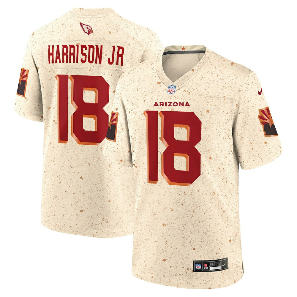 Marvin Harrison Jr. Arizona Cardinals 2025 Rivalries Collection Game Jersey - Natural Jerseys