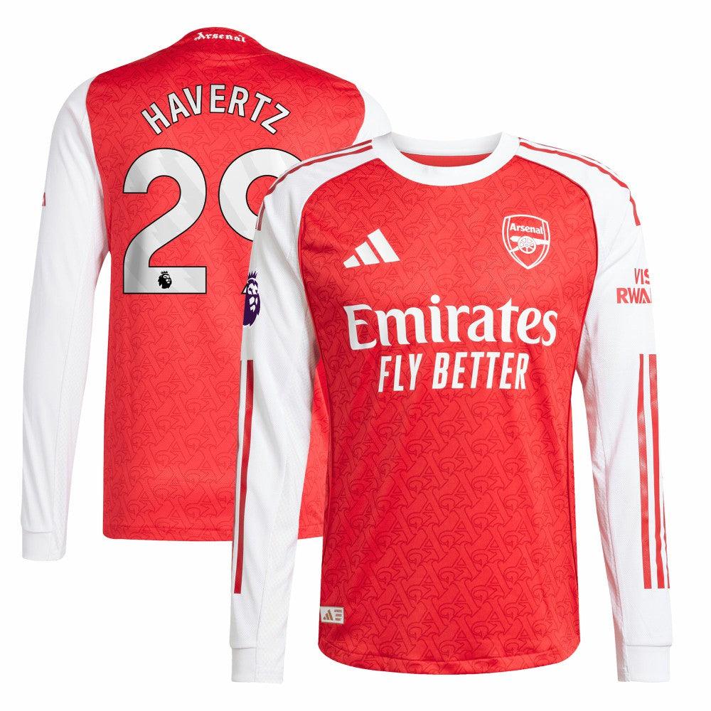 Kai Havertz Arsenal 2025/26 Home Long Sleeve Player Jersey Red - Adidas online