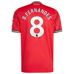 Bruno Fernandes Manchester United Home 2025/26 Replica Player Jersey Red - Adidas on sale
