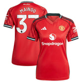 Kobbie Mainoo Manchester United Women's Home 2025/26 Replica Player Jersey Red - Adidas outlet