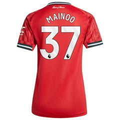 Kobbie Mainoo Manchester United Women's Home 2025/26 Replica Player Jersey Red - Adidas outlet