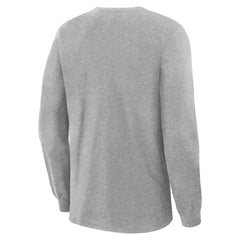 Utah Mammoth Fanatics Primary Logo Legacy Long Sleeve T-Shirt - Heather Gray | US 203124213