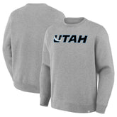Utah Mammoth Fanatics Combo Legacy Fleece Sweatshirt - Heather Gray | US 203124229