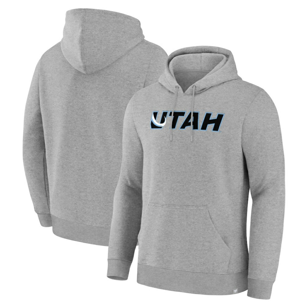 Utah Mammoth Fanatics Home Fleece Hoodie - Heather Gray | US 203124243