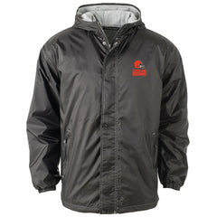 Cleveland Browns Dunbrooke Logo Legacy Stadium Full-Zip Hooded Jacket - Black Jackets