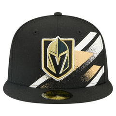 Vegas Golden Knights New Era Faded Lines 59FIFTY Fitted Hat - Black | US 203126877