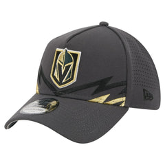 Vegas Golden Knights New Era Zig Zag 39THIRTY A-Frame Perforated Flex Hat - Gray | US 203126879