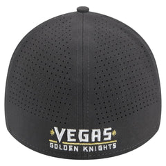 Vegas Golden Knights New Era Zig Zag 39THIRTY A-Frame Perforated Flex Hat - Gray | US 203126879