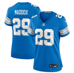 Avonte Maddox Detroit Lions Women's Team Game Jersey - Blue Jerseys