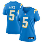 Trey Lance Los Angeles Chargers Women's Team Game Jersey - Powder Blue Jerseys