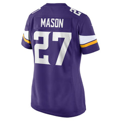 Jordan Mason Minnesota Vikings Women's Team Game Jersey - Purple Jerseys