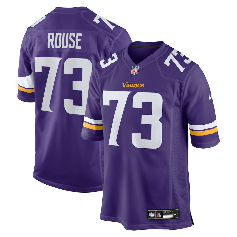 Walter Rouse Minnesota Vikings Team Game Jersey - Purple Jerseys