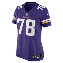 Ryan Kelly Minnesota Vikings Women's Team Game Jersey - Purple Jerseys