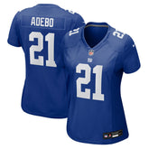 Paulson Adebo New York Giants Women's Team Game Jersey - Royal Jerseys
