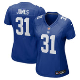 Nic Jones New York Giants Women's Team Game Jersey - Royal Jerseys