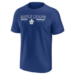 Toronto Maple Leafs Fanatics Established Raglan T-Shirt - Blue | US 203127088