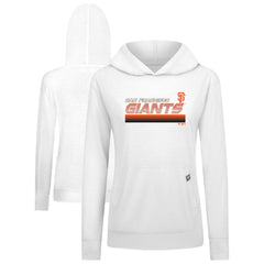 San Francisco Giants Levelwear Women's Relay Breaker Pullover Hoodie - White Hoodies