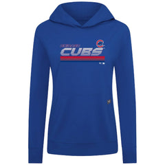 Chicago Cubs Levelwear Women's Relay Breaker Pullover Hoodie - Royal Hoodies