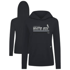 Chicago White Sox Levelwear Women's Relay Breaker Pullover Hoodie - Black Hoodies