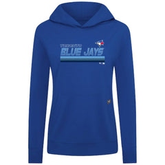Toronto Blue Jays Levelwear Women's Relay Breaker Pullover Hoodie - Royal Hoodies
