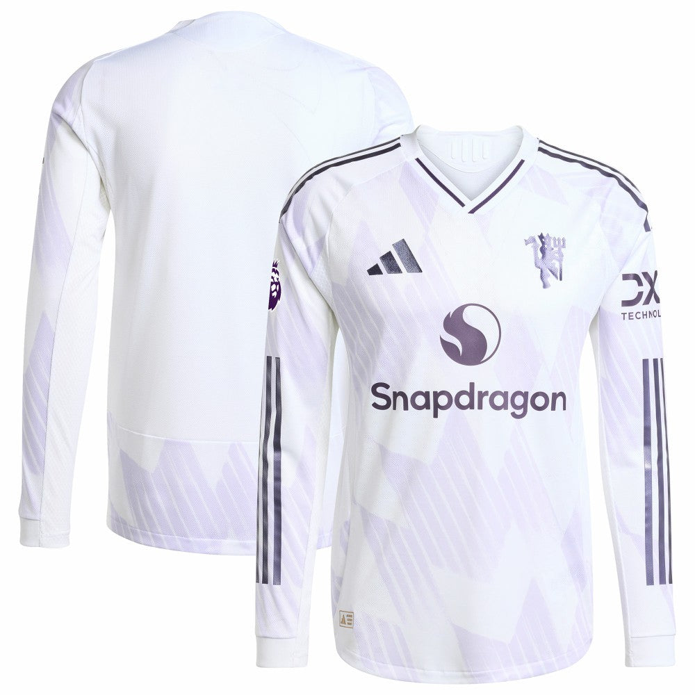 Manchester United 2025/26 Away Long Sleeve Jersey White - Adidas online