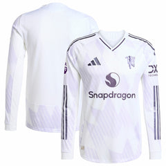 Manchester United 2025/26 Away Long Sleeve Jersey White - Adidas online