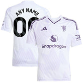 Manchester United Youth 2025/26 Away Replica Custom Jersey White - Adidas outlet