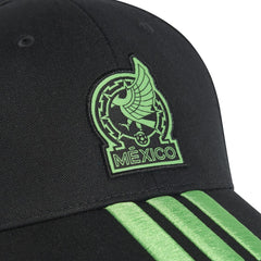 Mexico National Team Unisex FIFA x World Cup 2026 3 Stripes Baseball Adjustable Hat Black - Adidas discount
