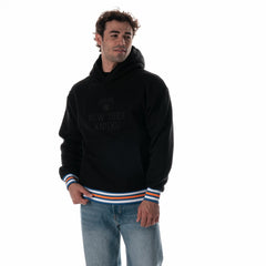 New York Knicks The Wild Collective Unisex Custom Rib Tonal Premium Hoodie Black