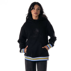 Golden State Warriors The Wild Collective Unisex Custom Rib Tonal Premium Hoodie Black outlet