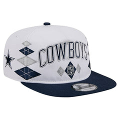 Dallas Cowboys New Era Argyle 19TWENTY Adjustable Hat - White Hats
