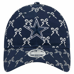 Dallas Cowboys New Era Women's Ribbon 9TWENTY Adjustable Hat - Navy Hats