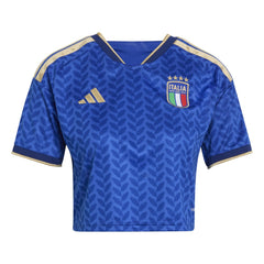 Italy National Team Women's FIFA x World Cup 2026 Home Cropped Replica Jersey Royal - Adidas on sale