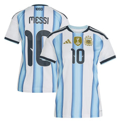 Lionel Messi Argentina National Team Women's FIFA x World Cup 2026 Home Replica Jersey White - Adidas for sale