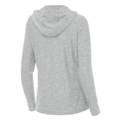 Chicago Cubs Antigua Women's Daybreak Quarter-Zip Hoodie - Heather Gray Hoodies