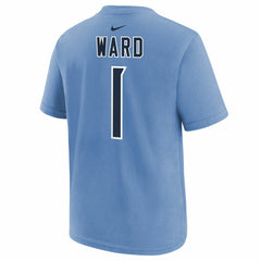Cam Ward Tennessee Titans Youth 2025 NFL Draft First Round Pick Name & Number T-Shirt - Navy T-shirts