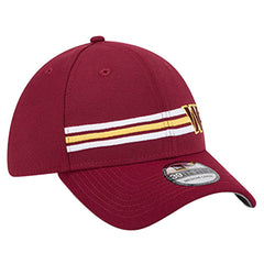 Washington Commanders New Era Stripes 39THIRTY Flex Hat - Burgundy Hats