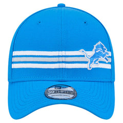 Detroit Lions New Era Stripes 39THIRTY Flex Hat - Blue Hats