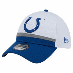 Indianapolis Colts New Era Dashmark Rays 39THIRTY Flex Hat - White/Royal Hats