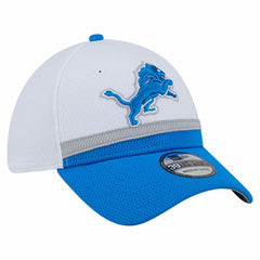 Detroit Lions New Era Dashmark Rays 39THIRTY Flex Hat - White/Blue Hats