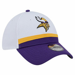 Minnesota Vikings New Era Dashmark Rays 39THIRTY Flex Hat - White/Purple Hats