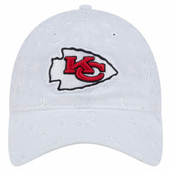Kansas City Chiefs New Era Women's Floral 9TWENTY Adjustable Hat - White Hats