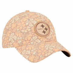 Pittsburgh Steelers New Era Women's Floral 9TWENTY Adjustable Hat - Tan Hats
