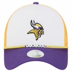 Minnesota Vikings New Era Women's Friendship Bracelet 9FORTY Adjustable Hat - White/Purple Hats