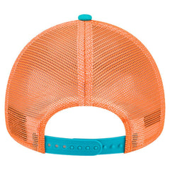 Miami Dolphins New Era Women's Friendship Bracelet 9FORTY Adjustable Hat - White/Aqua Hats