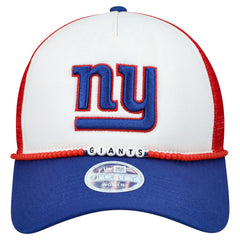 New York Giants New Era Women's Friendship Bracelet 9FORTY Adjustable Hat - White/Royal Hats