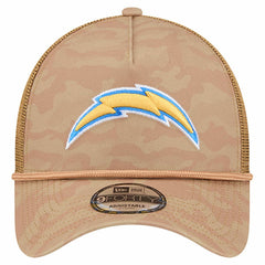 Los Angeles Chargers New Era Wheat Camo 9FORTY Adjustable Hat - Tan Hats