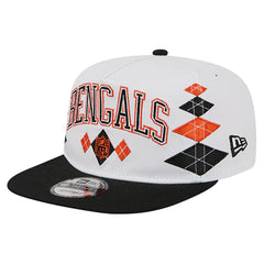 Cincinnati Bengals New Era Argyle 19TWENTY Adjustable Hat - White Hats