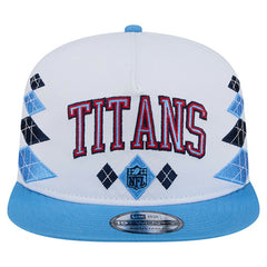 Tennessee Titans New Era Argyle 19TWENTY Adjustable Hat - White Hats